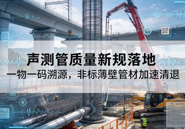 宁蒗声测管质量新规落地，一物一码溯源，非标薄壁管材加速清退