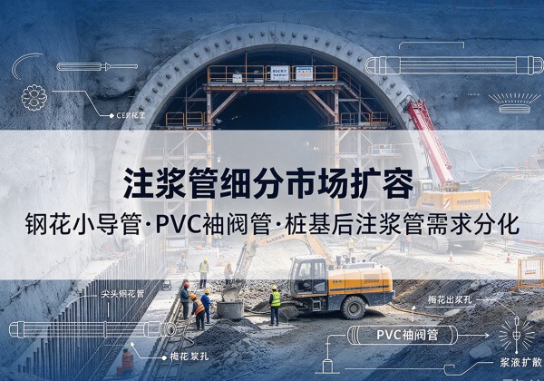宁蒗注浆管细分市场扩容，隧道钢花小导管、PVC 袖阀管、桩基后注浆管需求分化