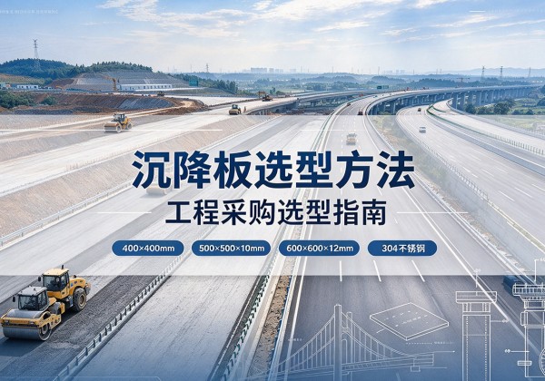 宁蒗沉降板选择方法